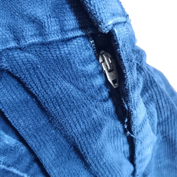 Boys Vintage Corduroy Pants 6 reg 21x18 Billy The Kid Blue 1970's Flare Hippie - Picture 5 of 6